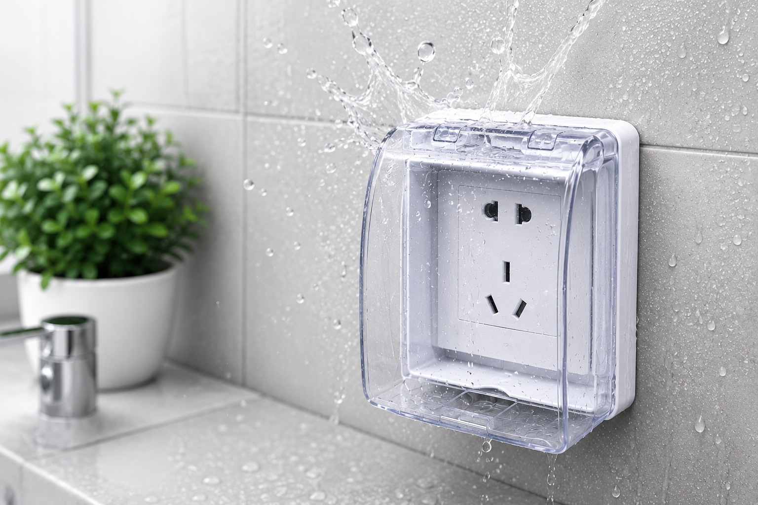 Waterproof Wall Socket Cover (Standard Size)