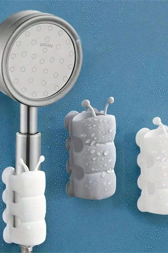Wall Mount Silicone Suction Cup Shower Arm Holder
