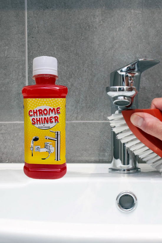 Chrome Shine+ — Instant Cleaner for Taps, Glass & Sanitary Fittings
