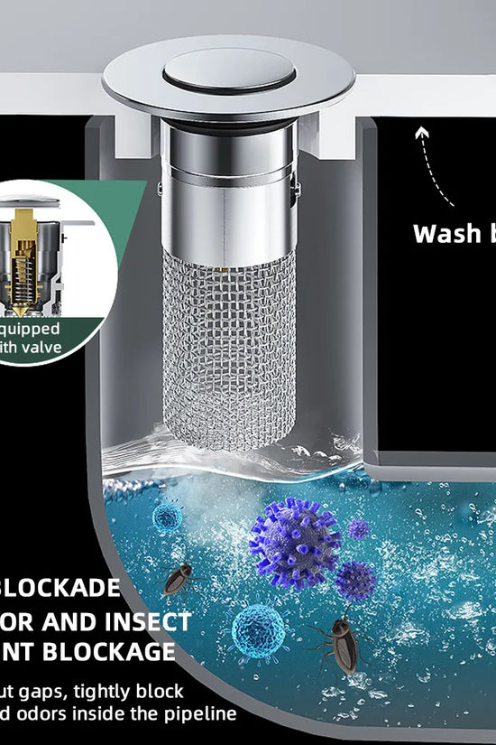 2 in 1 sink stopper