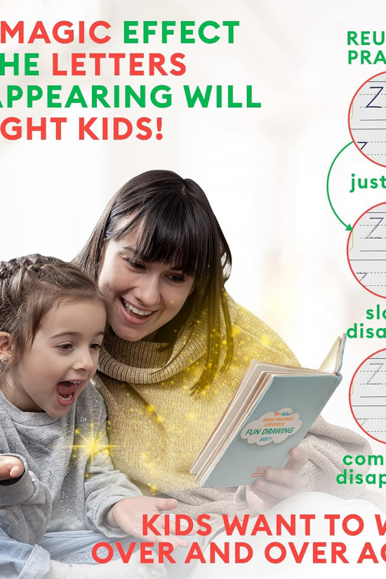 Reusable Magic Writing Practice Kit for Kids – Alphabet, Numbers, Math & Drawing