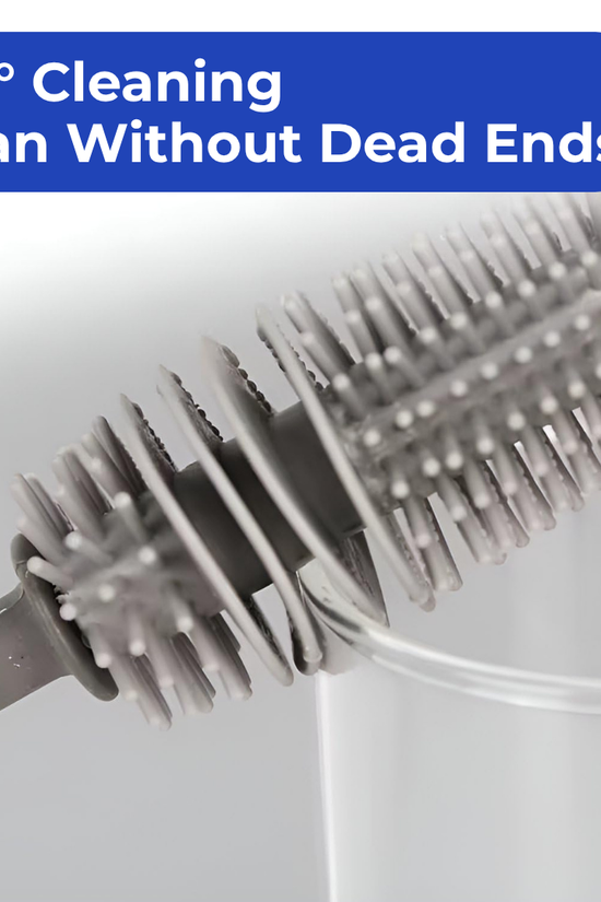 Silicone Bottle Cleaning Brush – Deep Reach & Flexible