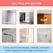 Baby Safety Cabinet Locks (Pack of 6 )