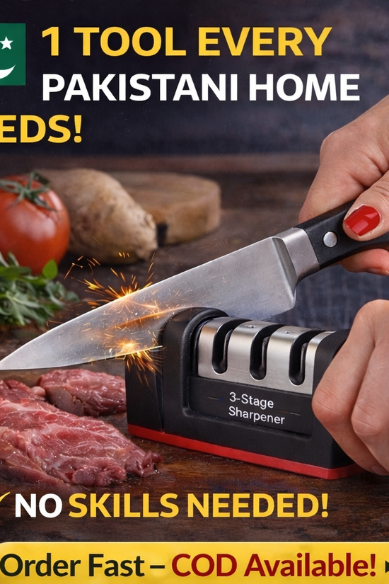 3-Stage Ceramic Heavy Duty Knife Sharpener