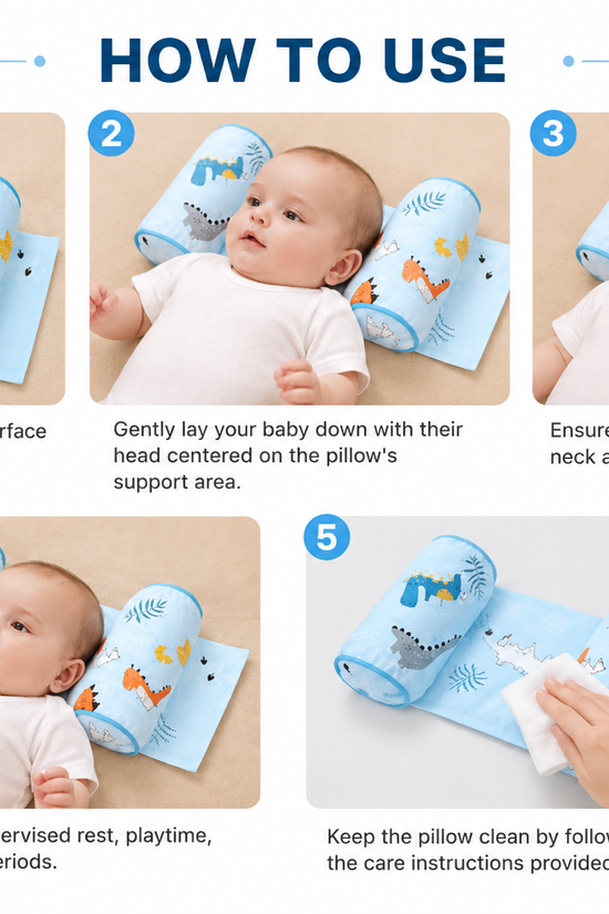 Anti-Flat Head Support Pillow"