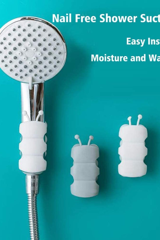 Wall Mount Silicone Suction Cup Shower Arm Holder