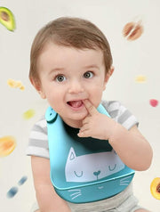 Baby Silicone Feeding Bib