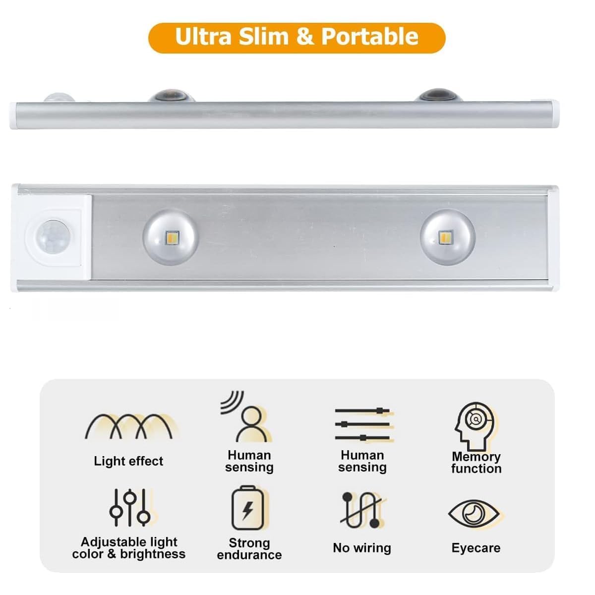 Motion Sensor Light  Rechargeable (20cm)
