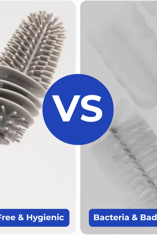 Silicone Bottle Cleaning Brush – Deep Reach & Flexible