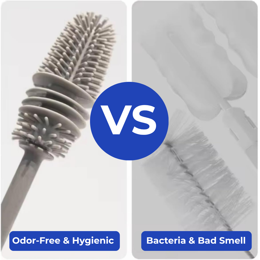 Silicone Bottle Cleaning Brush – Deep Reach & Flexible