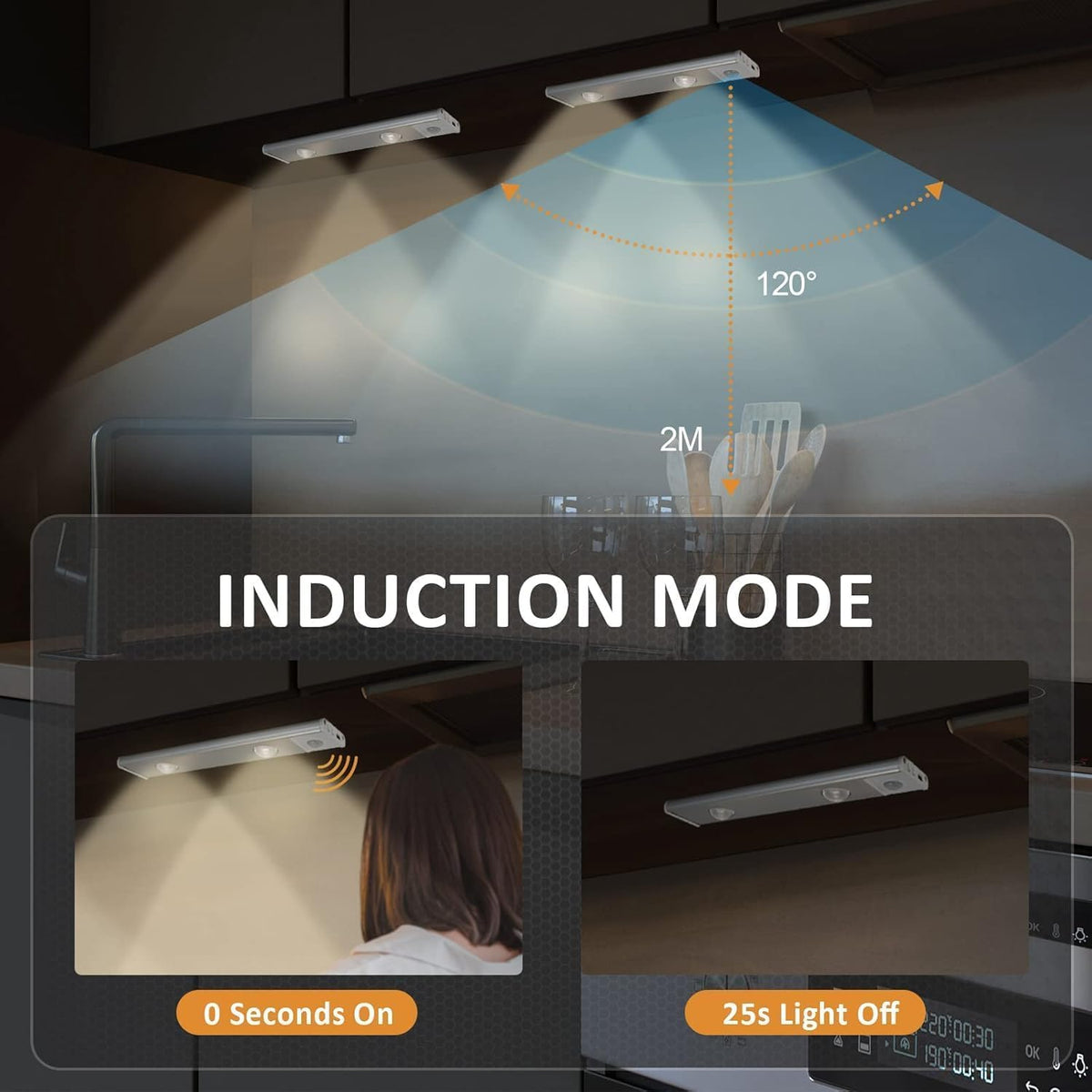 Motion Sensor Light  Rechargeable (20cm)