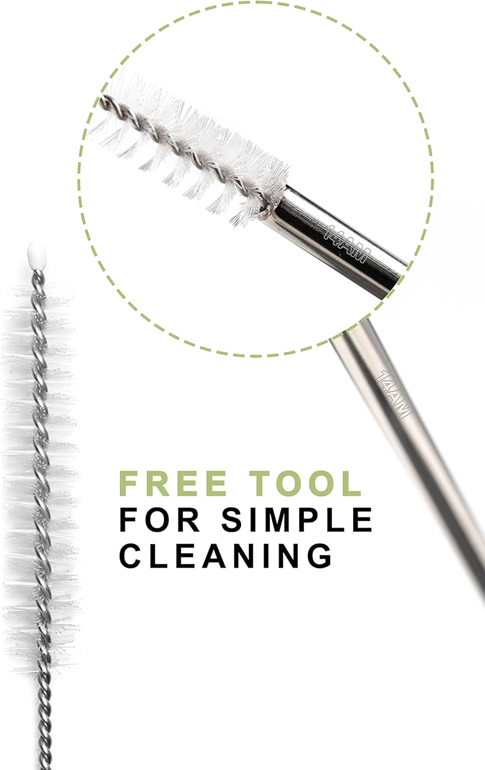 Stainless Steel Straws (Pack of 5)