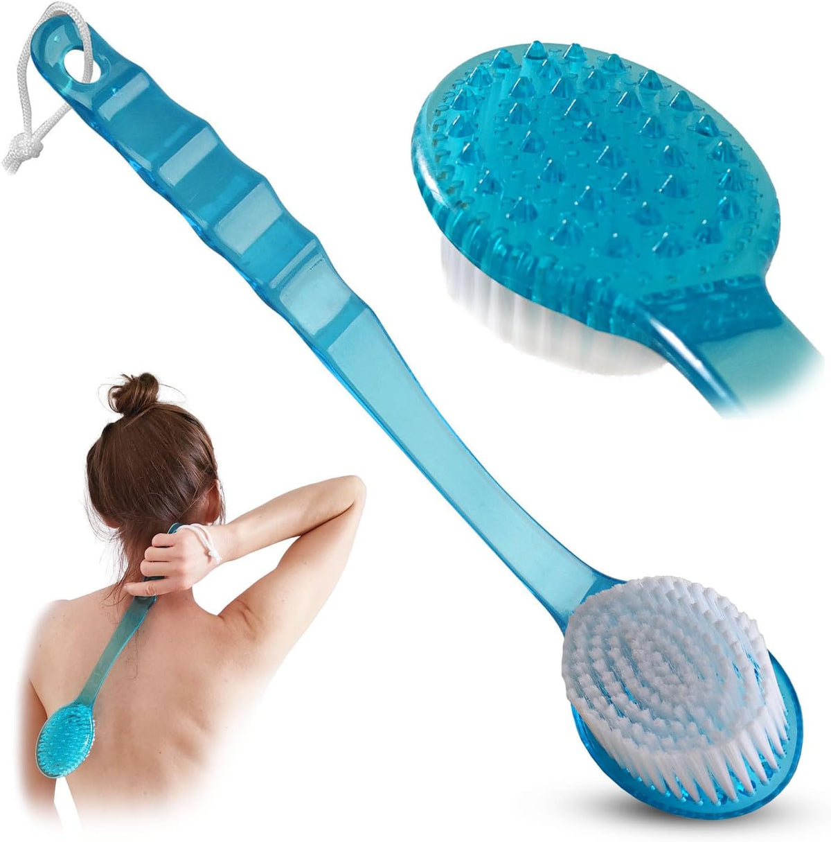Long bath brush
