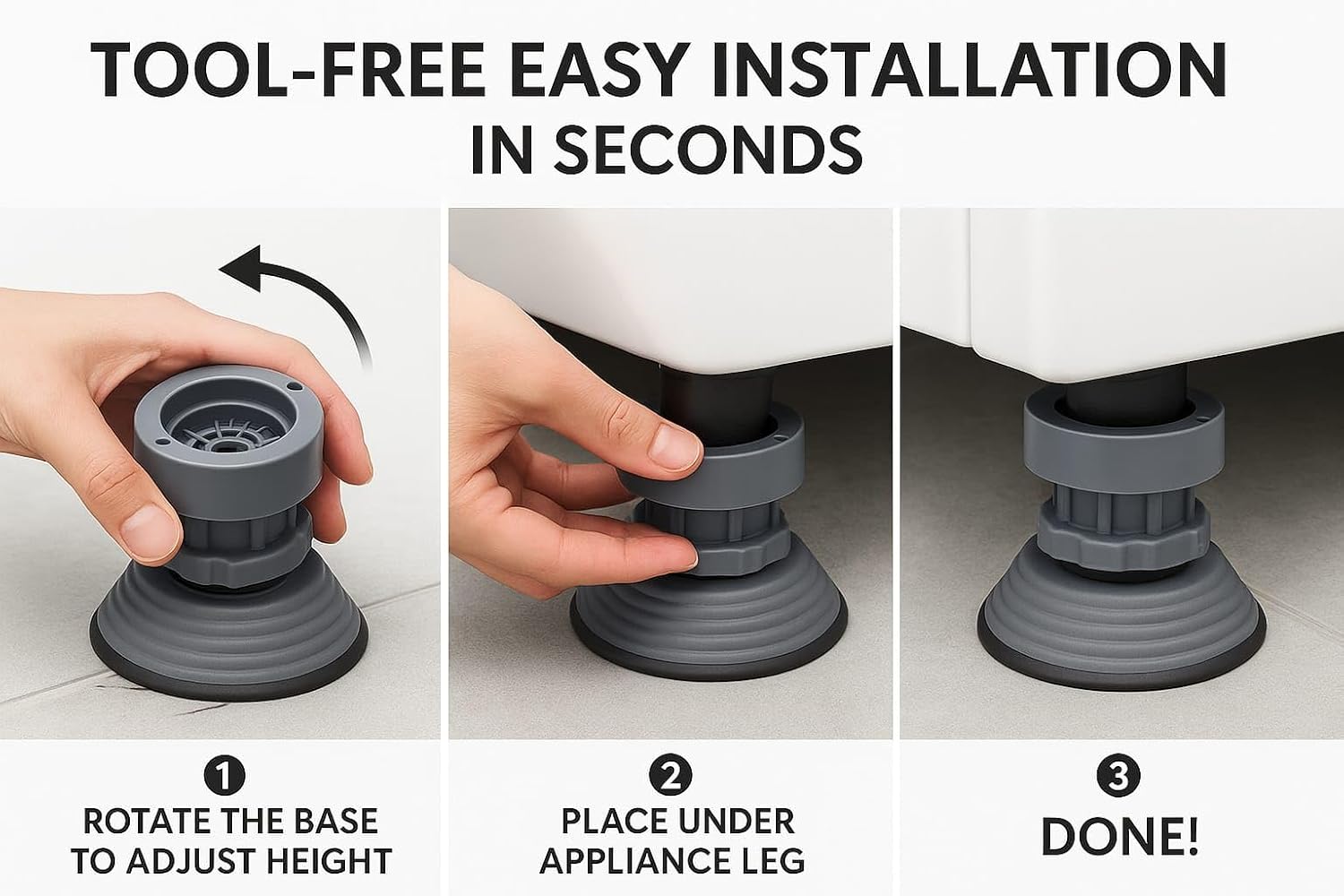 Anti vibration Rubber pads (pack of 4)