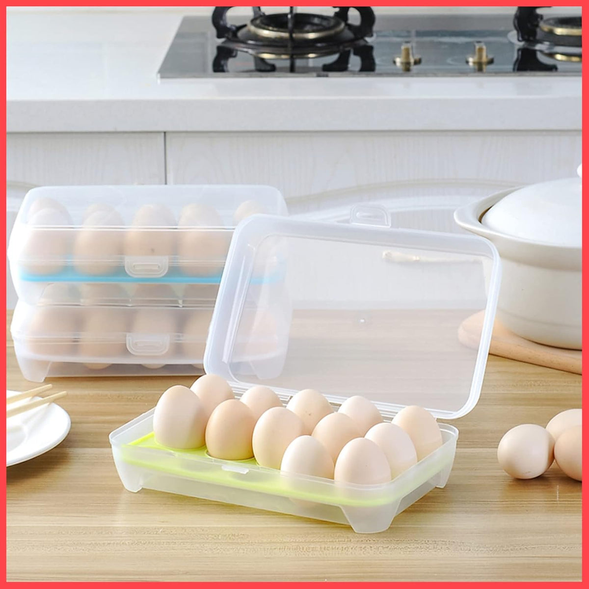 15 Fresh Egg Storage Container for refrigerator