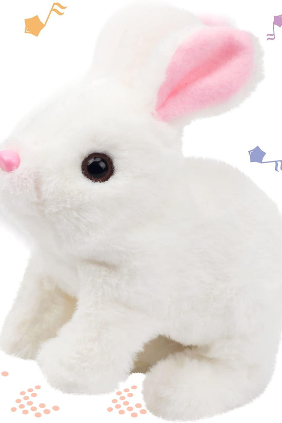 Animated Bunny Plush – Walking Rabbit Toy with Sounds & Moving Features