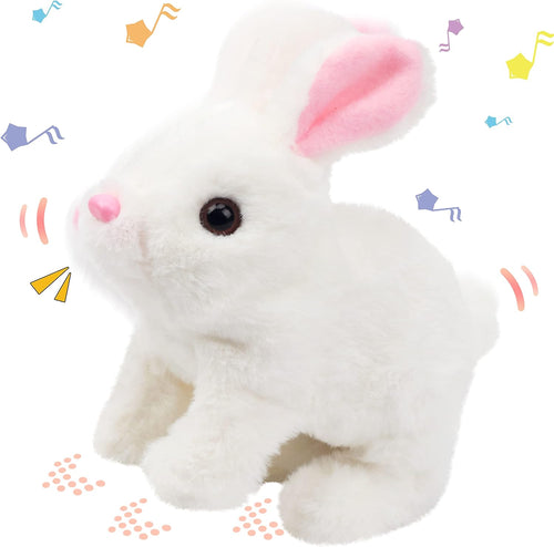 Walking Rabbit Toy with Sounds & Moving Features