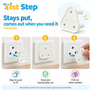 Safe Plug - Baby Safety Socket Covers (Pack of 10)