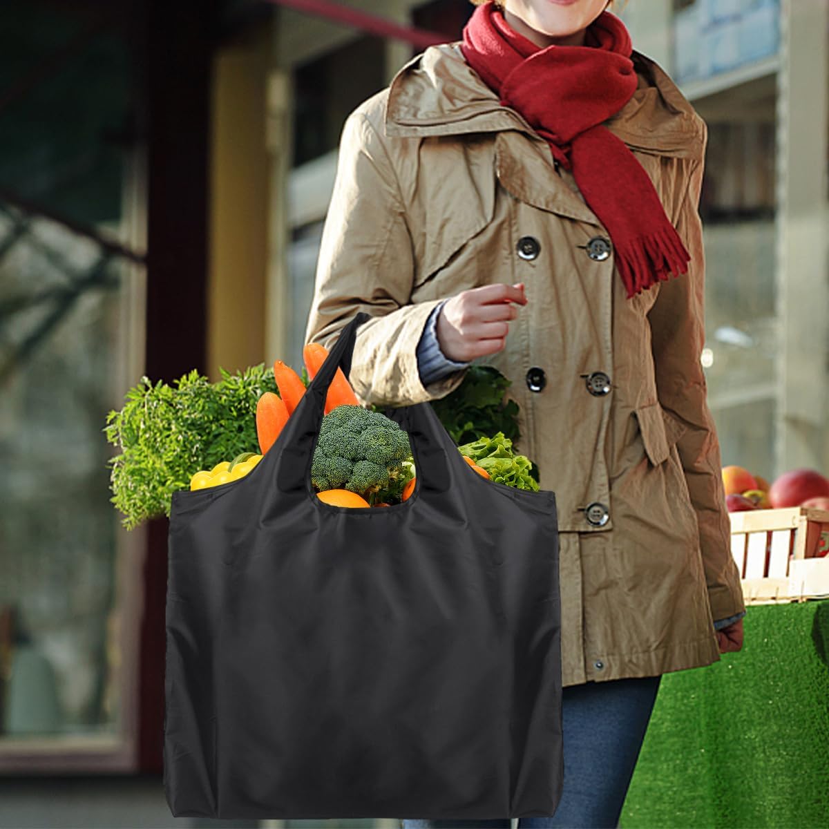 Reusable Roll-Up Shopping Bag