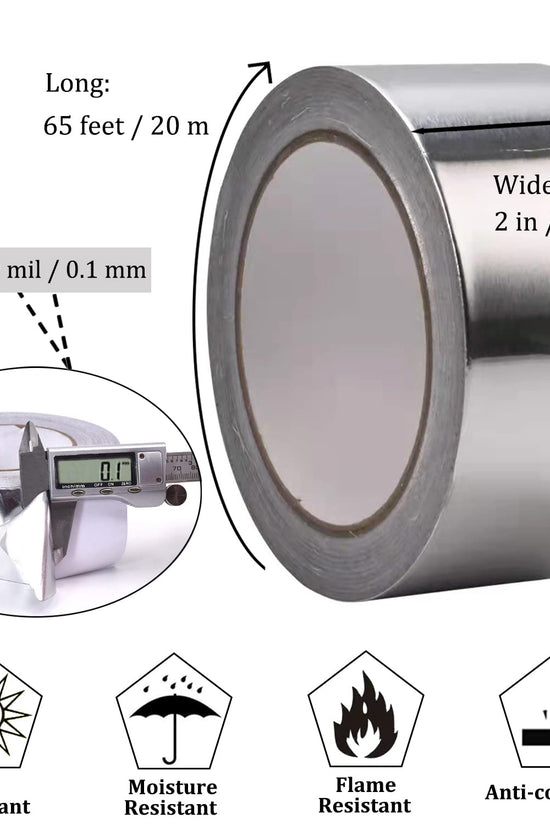 self-adhesive Multi purpose aluminum foil tape