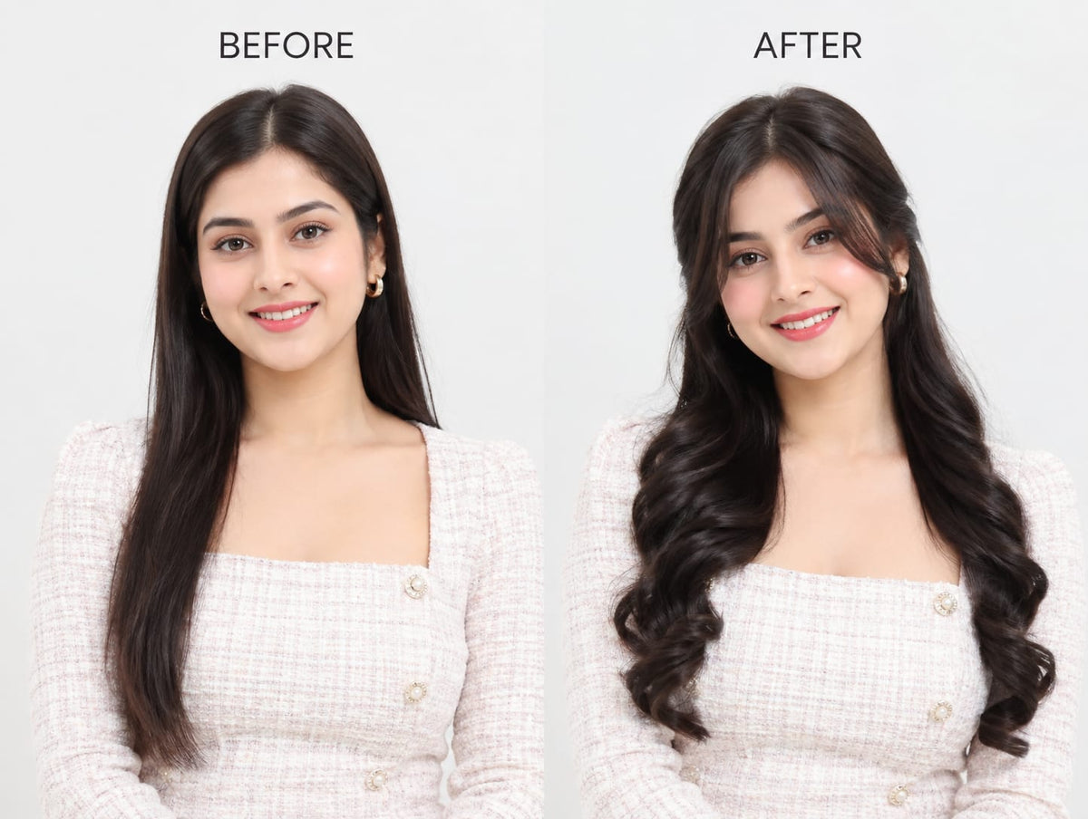 Clip-In Curtain Bangs