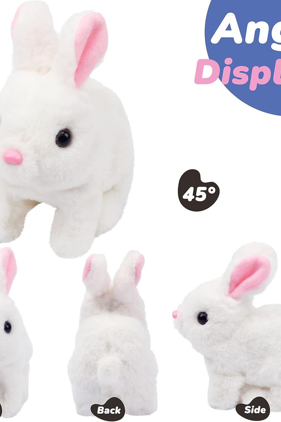 Animated Bunny Plush – Walking Rabbit Toy with Sounds & Moving Features