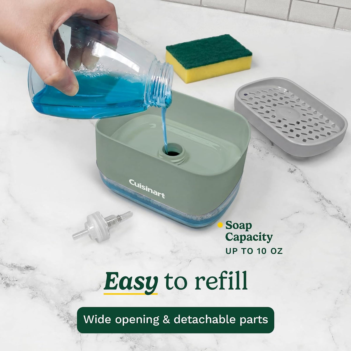 Soap Dispenser Sponge Holder