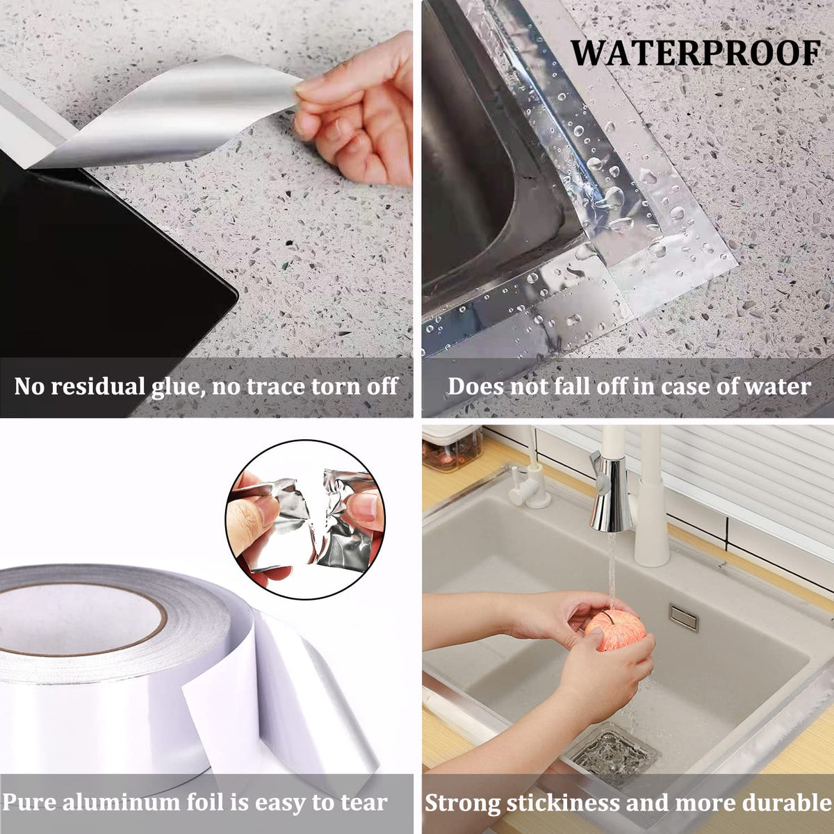 self-adhesive Multi purpose aluminum foil tape