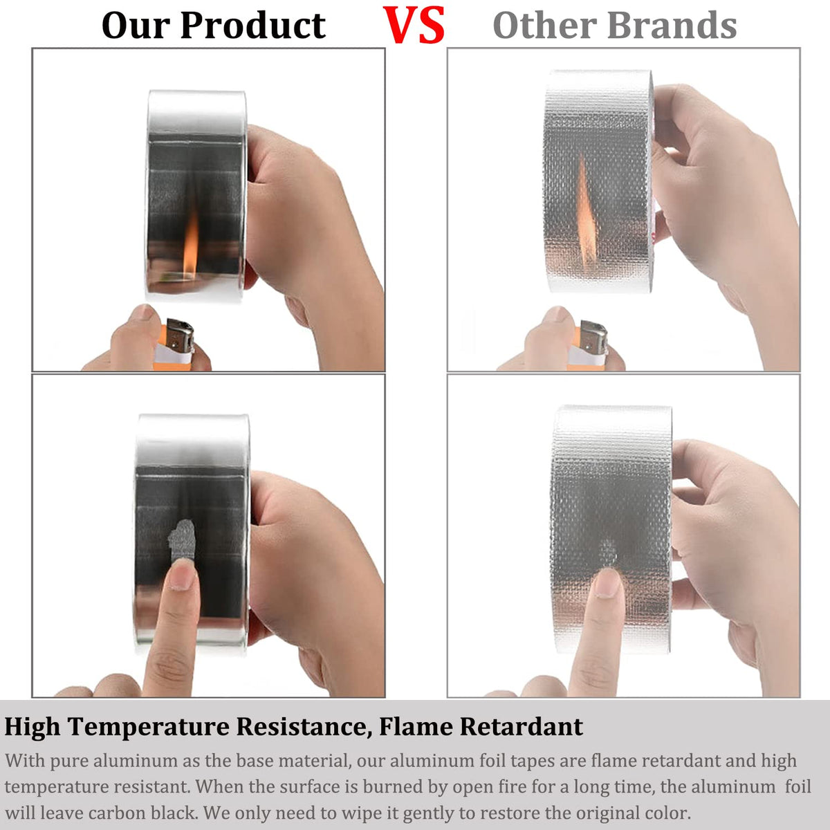 self-adhesive Multi purpose aluminum foil tape