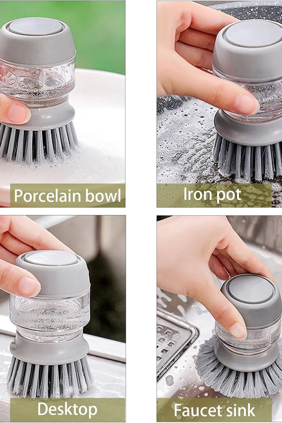 Dishwashing Brush with Soap Dispenser