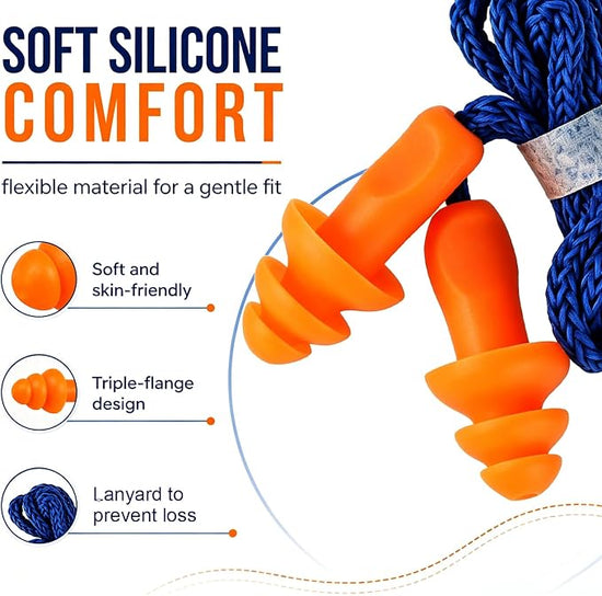 Reusable Silicone Ear Plugs
