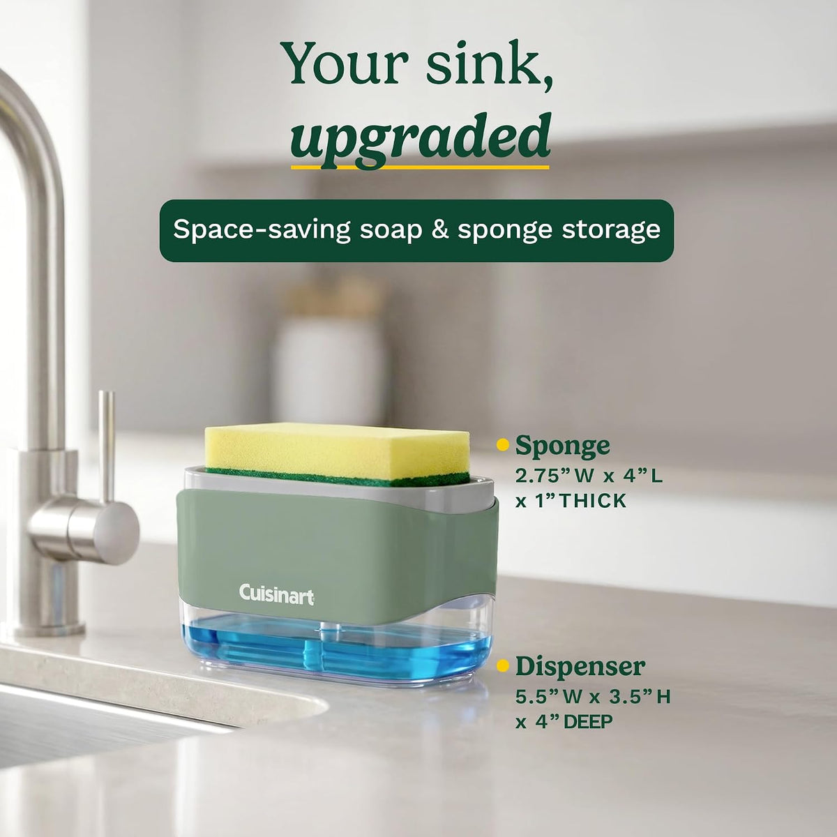 Soap Dispenser Sponge Holder
