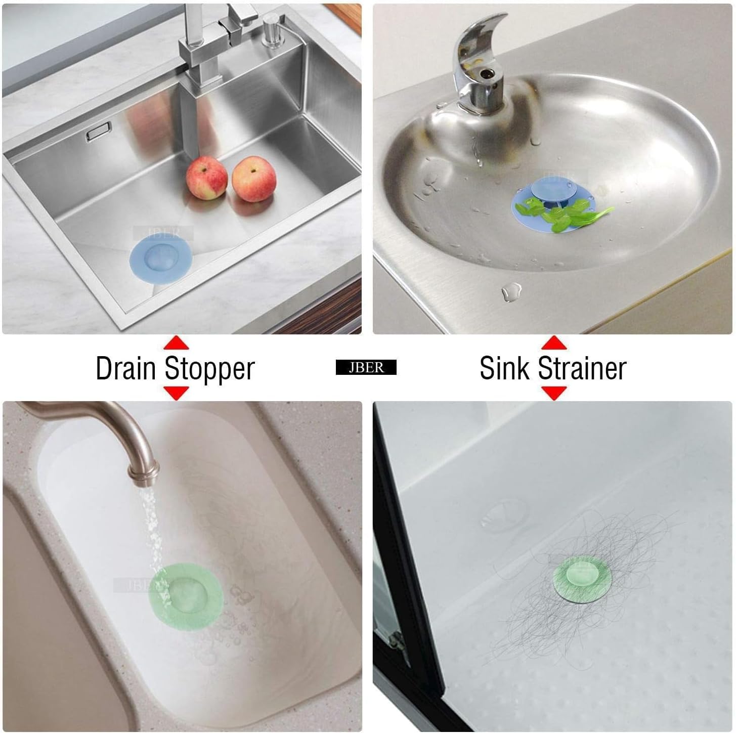Sink drain cover (Pack of 2)