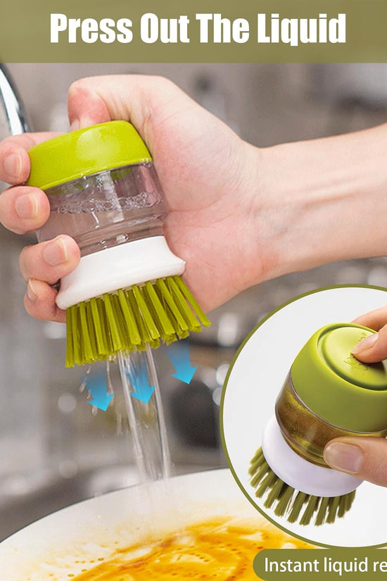Dishwashing Brush with Soap Dispenser