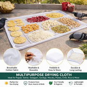 Multipurpose Food Drying Mat – Reusable Mesh Sun Drying Tray