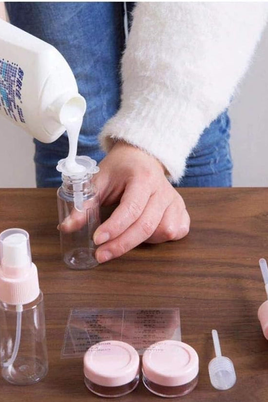 7 Piece Travel Bottles & Jars Set