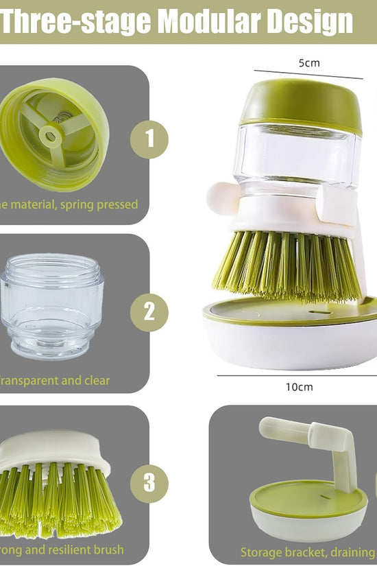 Dishwashing Brush with Soap Dispenser