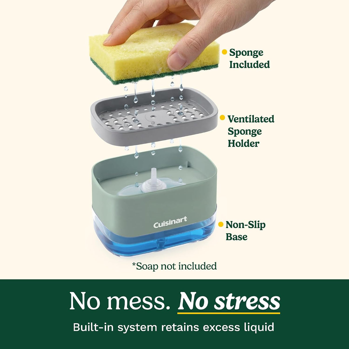 Soap Dispenser Sponge Holder