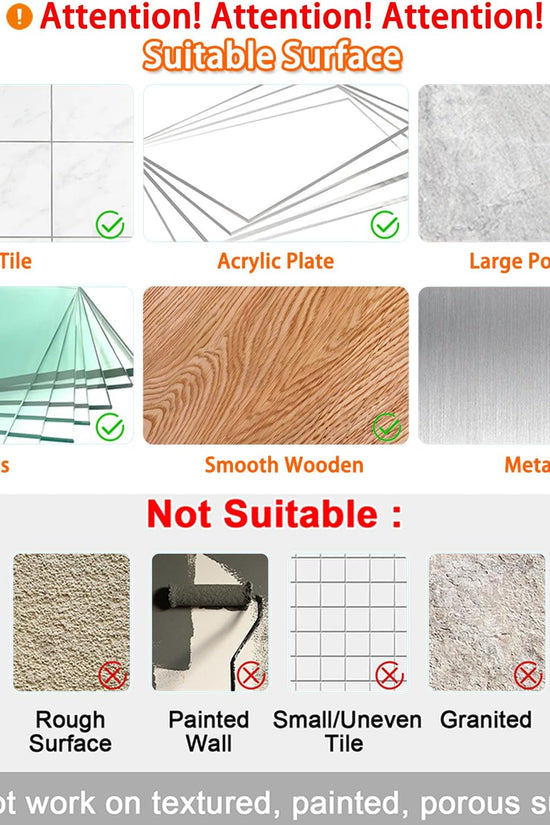 Transparent Rubber Buffer Strips (Pack of 10)