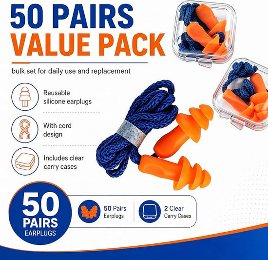 Reusable Silicone Ear Plugs