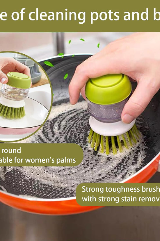 Dishwashing Brush with Soap Dispenser