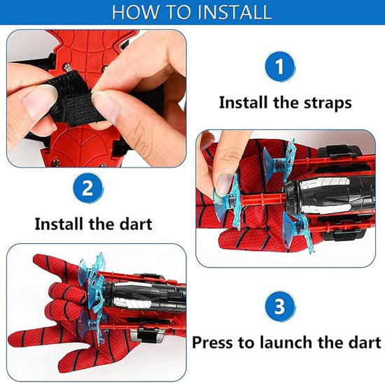 Amazing Spiderman Costume Shooter Glove Toy