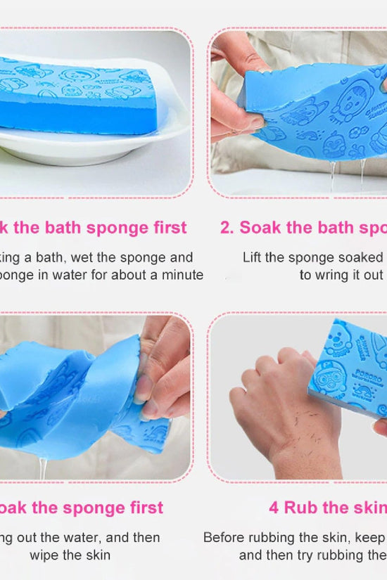 Ultra-soft Bath Scrubber Sponge