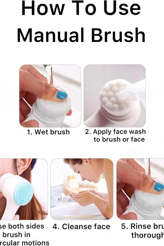 Facial cleansing brush