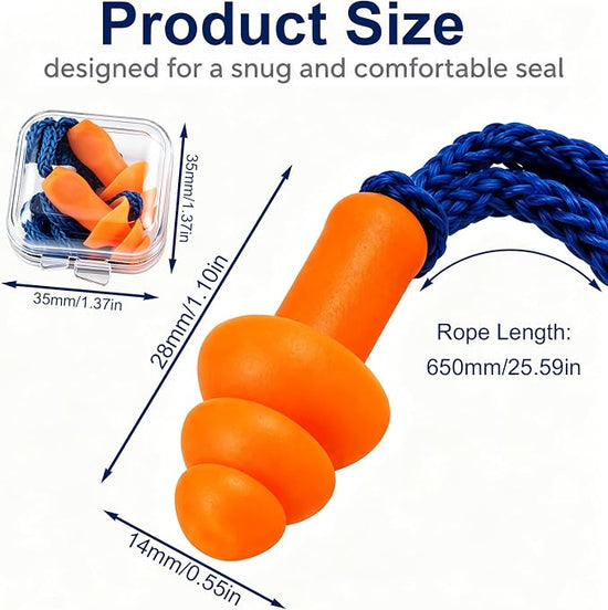 Reusable Silicone Ear Plugs
