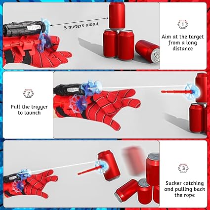 Amazing Spiderman Costume Shooter Glove Toy