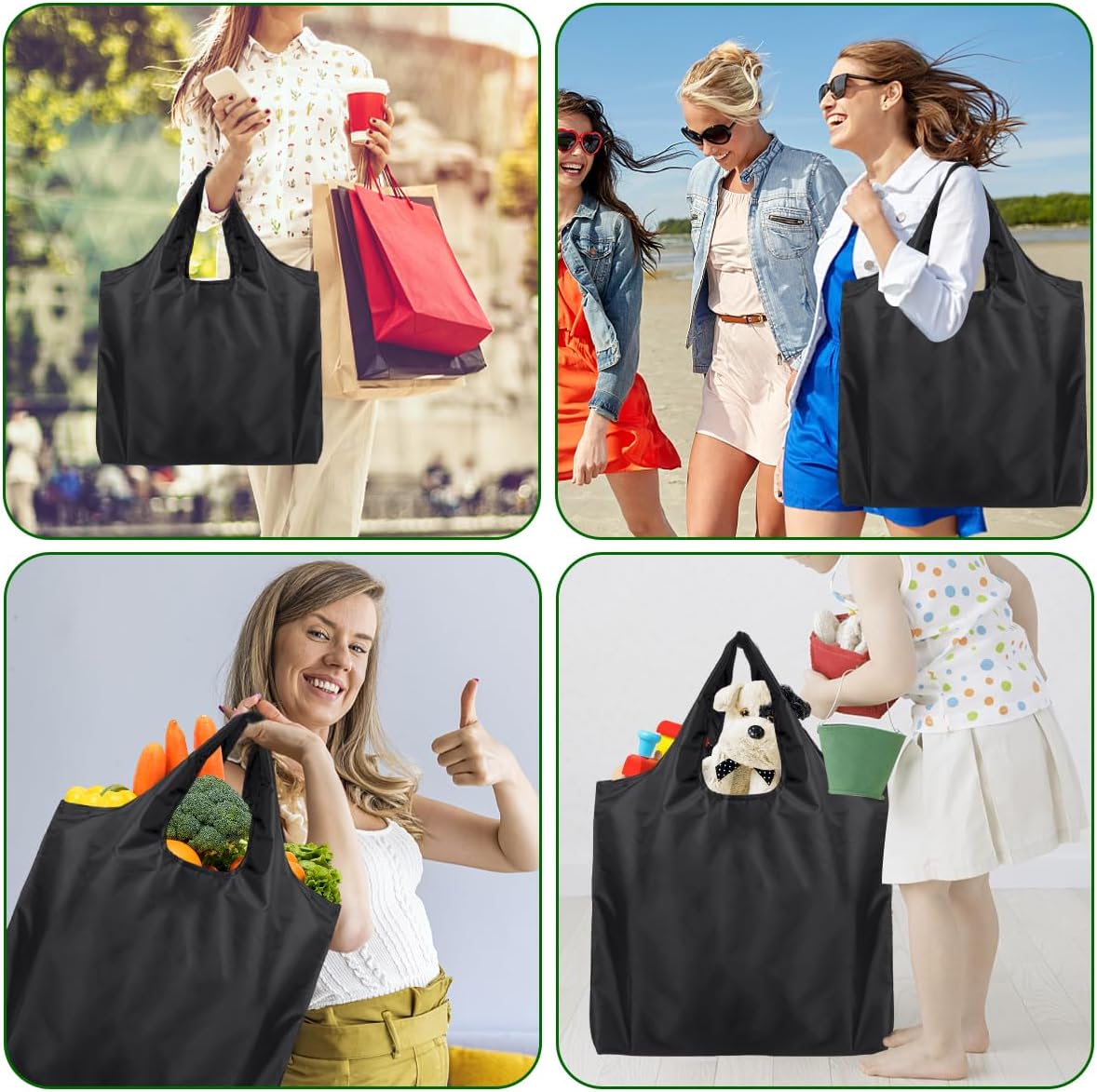 Reusable Roll-Up Shopping Bag
