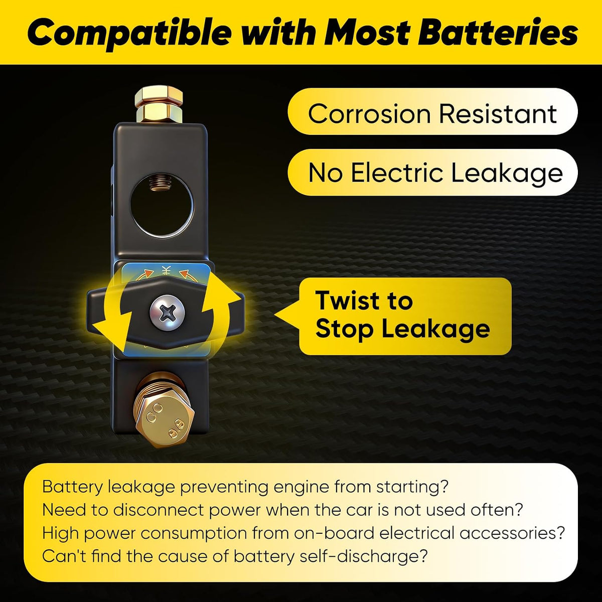 Universal Battery Disconnect & Leak Protector