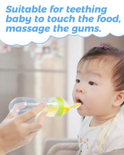 Baby Spoon Feeder Bottle with Soft Silicone Spoon | 90ml
