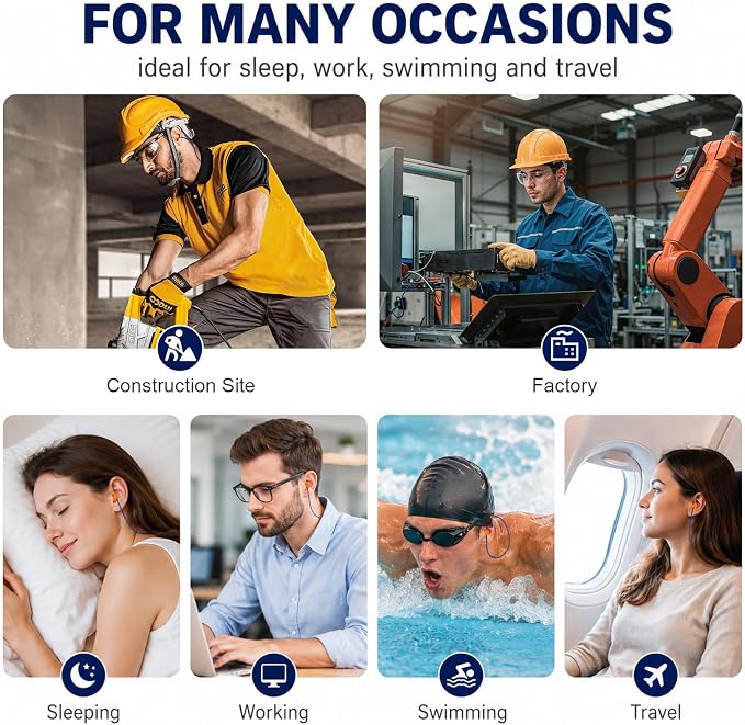 Reusable Silicone Ear Plugs
